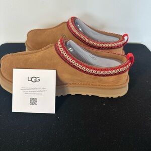 UGG Women's Tan Suede Slip-On Shoes